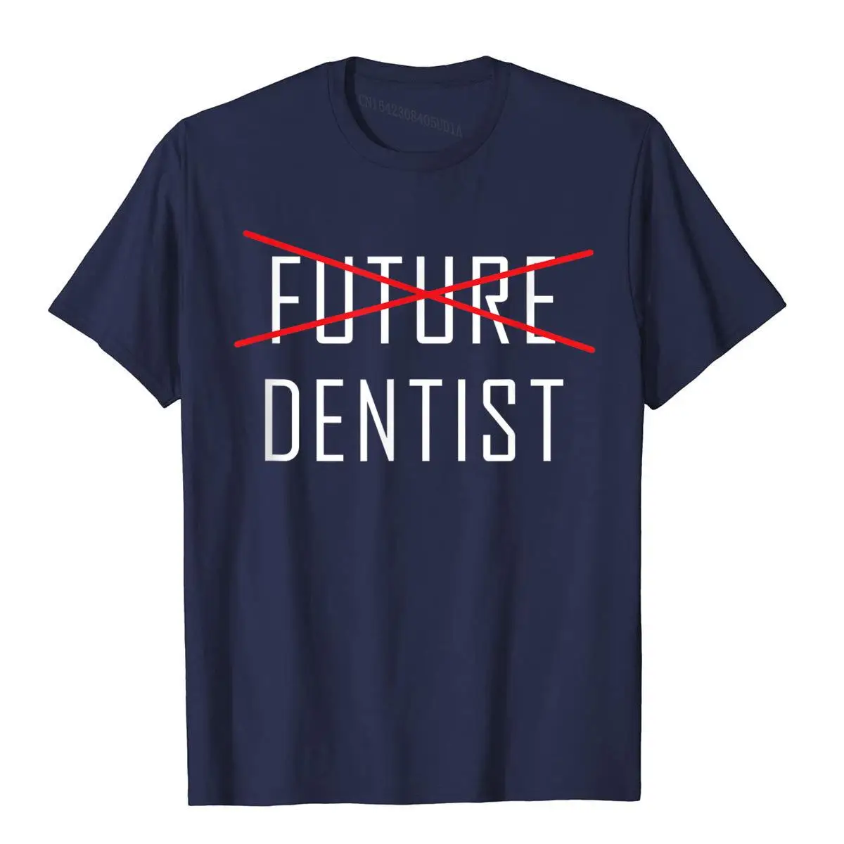 Camiseta de graduación de Future Dentist para hombres, camisetas divertidas y lindas, regalo de graduación, Tops juveniles, camisetas de algodón, camisetas de Manga Harajuku