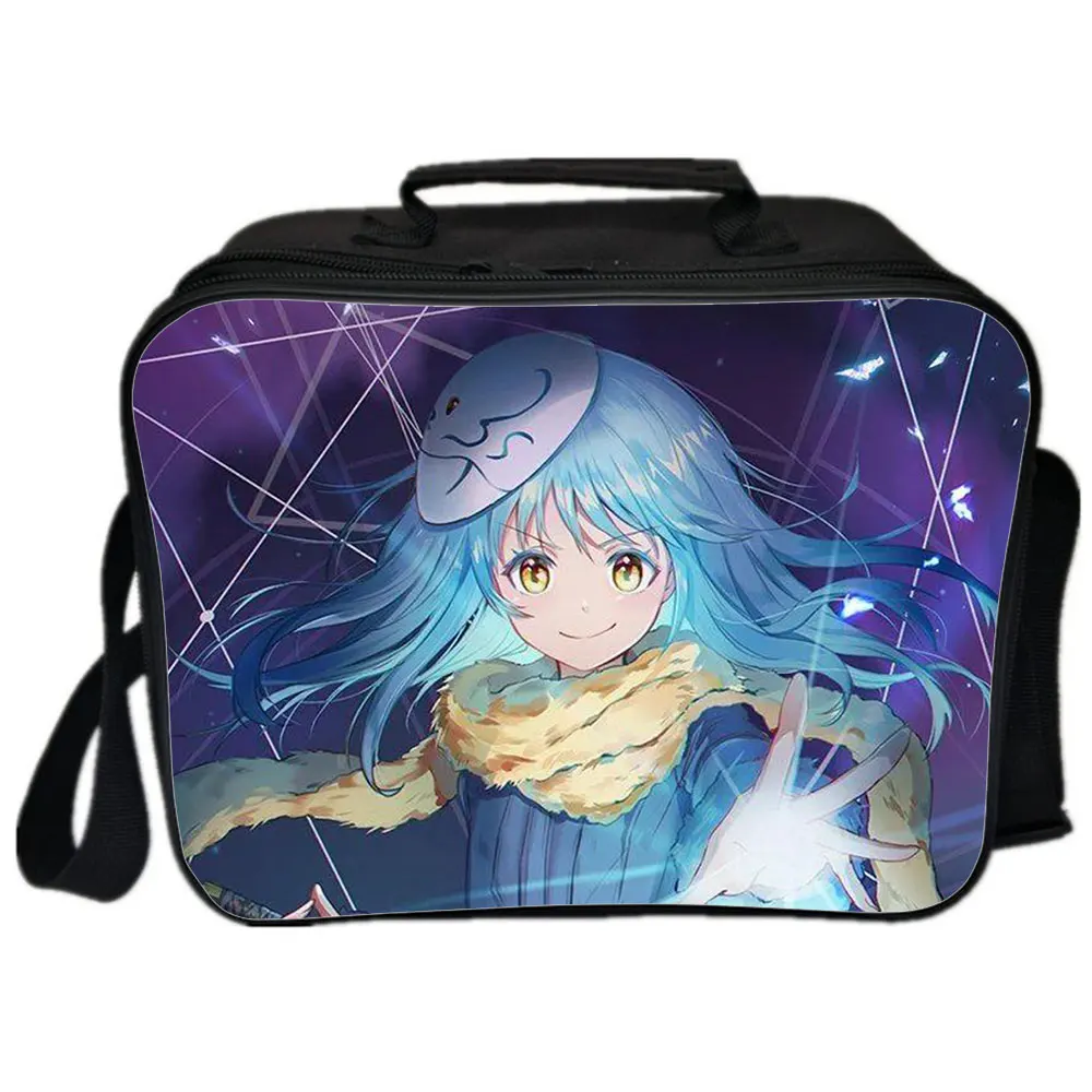 That Time I Got Reincarnated as a Slime Bag Camping Shoulder Bag Handbags Portable Canvas Keep warm Lunch Bags For Women Mochila