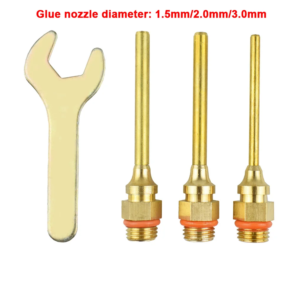 Hot Melt Glue Gun Nozzles 1.5x70mm 2.0x70mm 3.0x70mm High Quality Steel for 11mm Glue Gun DIY Craft Home Repair Tool 4PCS/lot