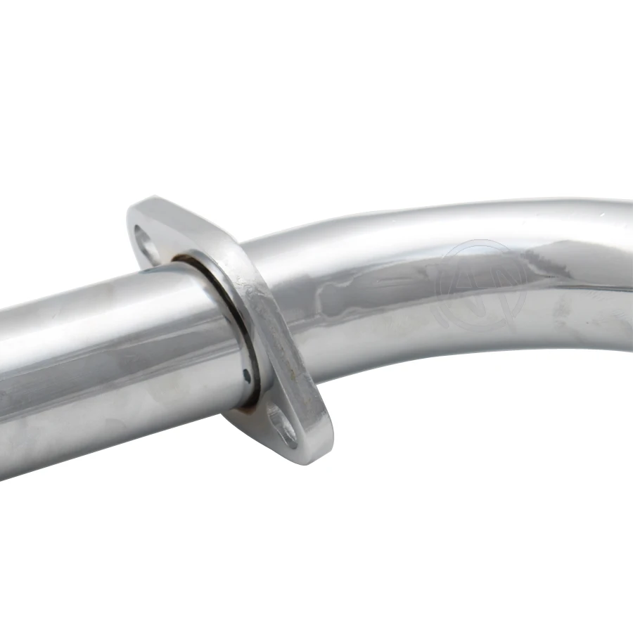 Universal For Honda CG125/WY125 CG150 Vintage Retro Metal Chrome Modified Motorcycle Exhaust Muffler Front Pipe