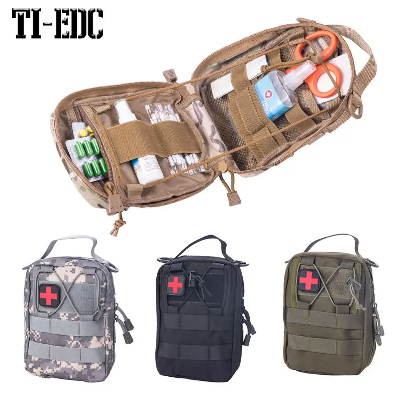 

Tactical Medical Pouch MOLLE First Aid EMT Utility Pouch Airsoft Hunting 1000D Nylon First Aid Bag