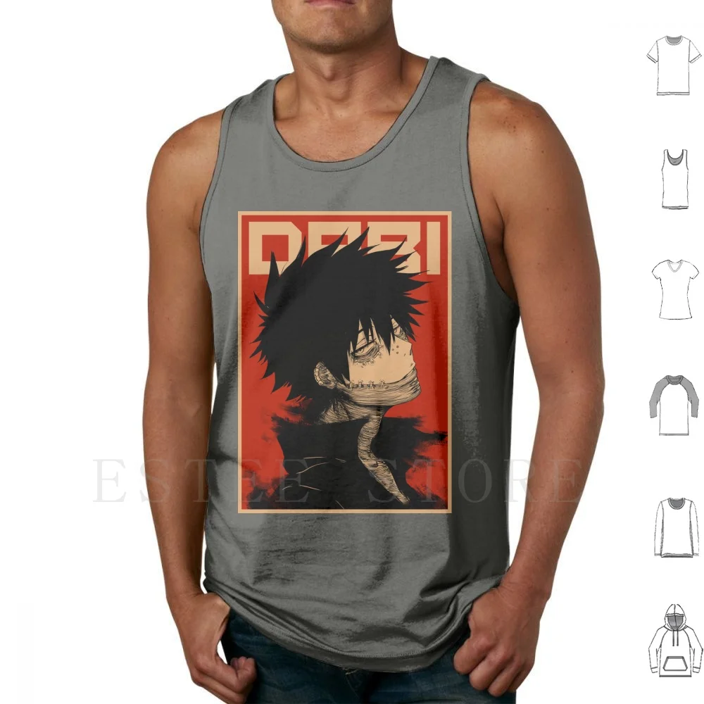 Dabi [ ] Tank Tops Vest Sleeveless Dabi Bnha No Shigaraki Tomura Shimura Tenko Villain Boku Hero My Academia Boku No