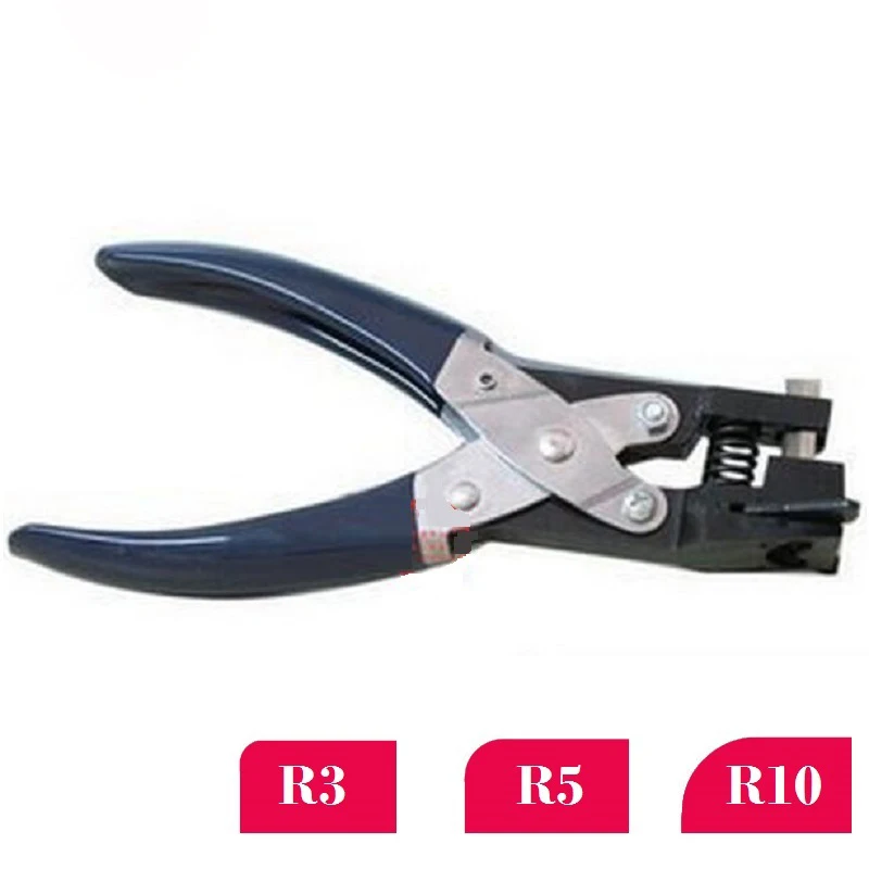 Corner Hole Punch Cutter for PVC Card, Tag, Photo, Heavy Duty Clipper, R3, R5, R10, R3, R5, R10, Approx 1/8 