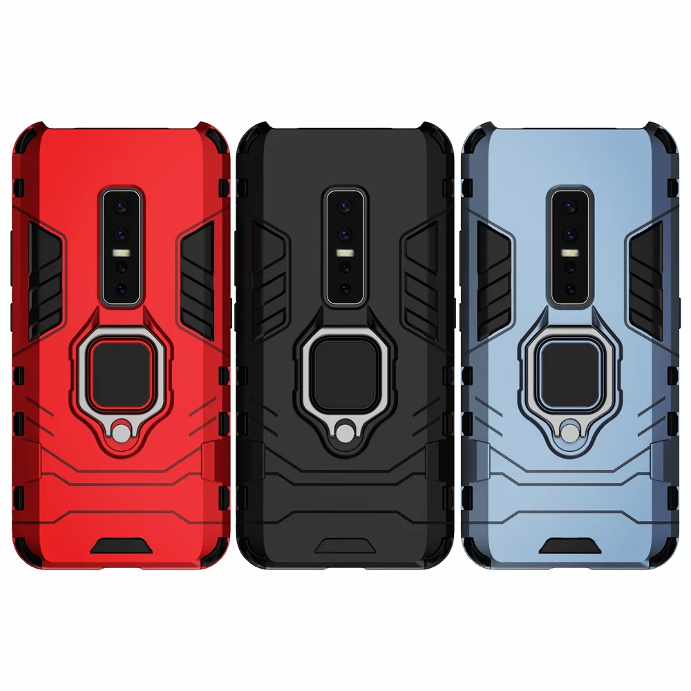 For Vivo V17 PRO Case Magnetic Car Shockproof Ring Armor Phone Cover For Vivo V17 PRO V17pro 6.44\