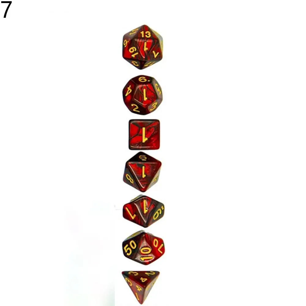 

Polyhedral Game Accessory Multifaceted Two-color Dice Set Leisure Entertainment Game Accessory Party Supplies