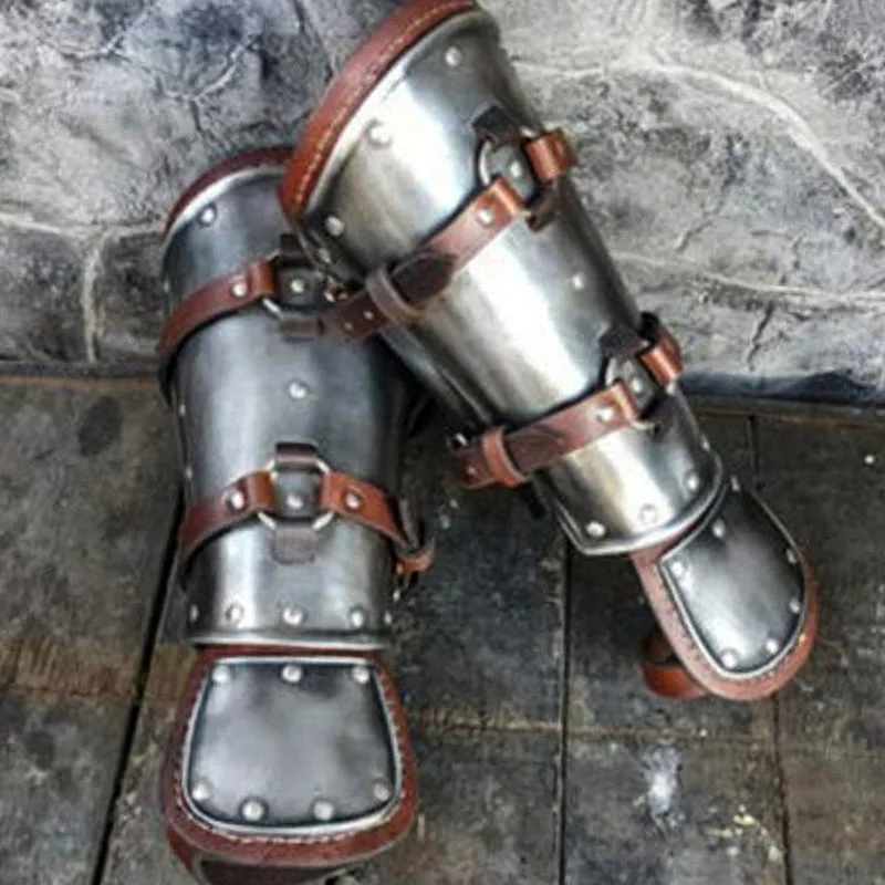 Středověký steampunk kůže bracer vambraces vikingové jezdec válka bitva gauntlet rukavice retro nastavitelný řemen spona cosplais rekvizity