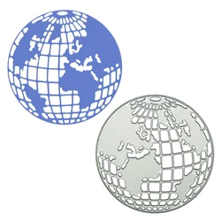 Globe Earth Planet Pattern Metal Cutting Dies For Scrapbook Decorating Craft Paper Cutter Stencil Photo Album Clipart Decorative