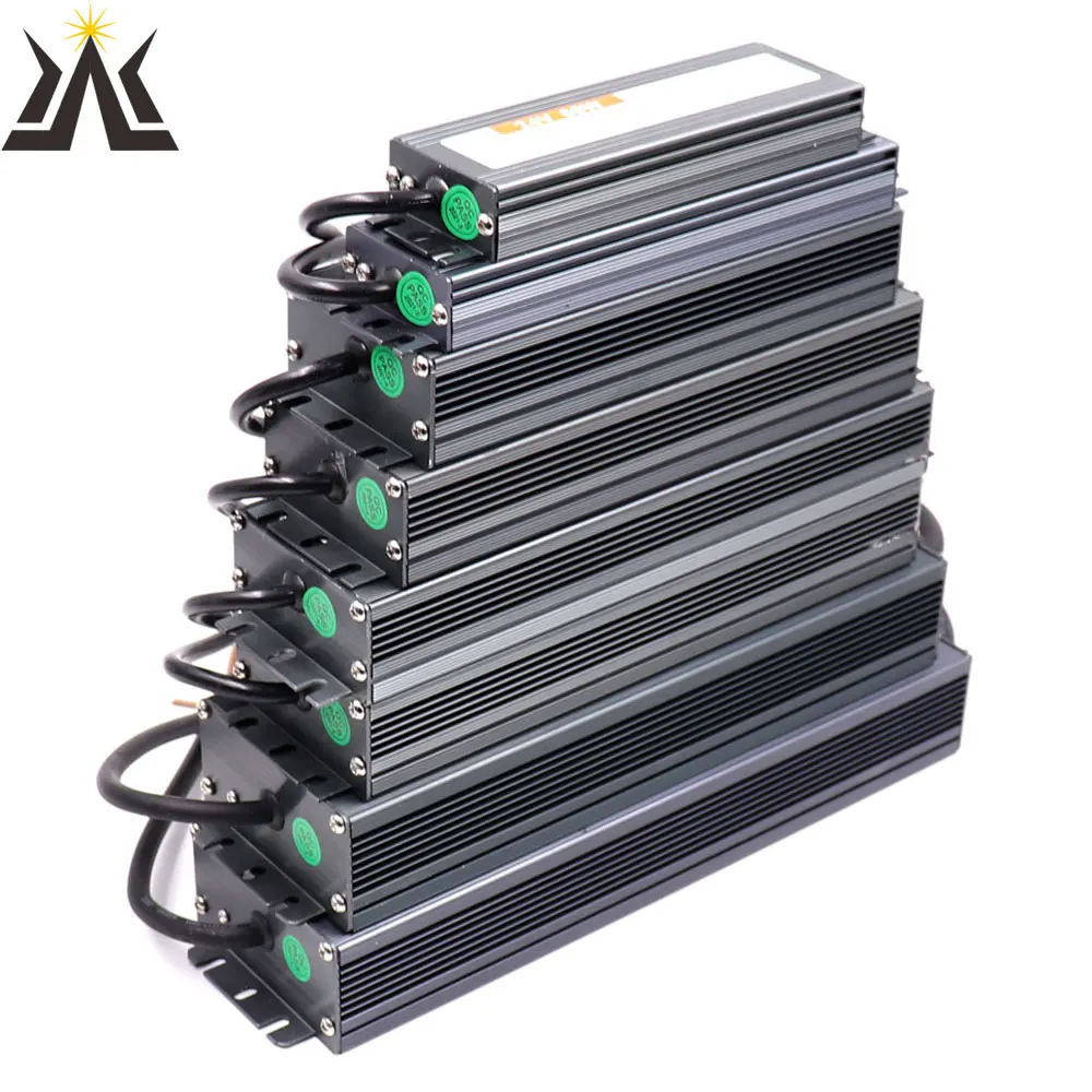 12V 24V IP67 IP68 Wateproof Power Supply Transformer for LED Strip Outdoor Lighting 20W 50W 80W 100W 200W 300W 400W LED Driver
