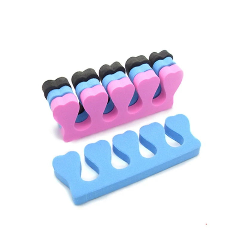 2pcs=1pair Toe Separators Finger Foot Sponge Soft Gel UV Tools Salon Polish Manicure Pedicure Nail Art Tools F413