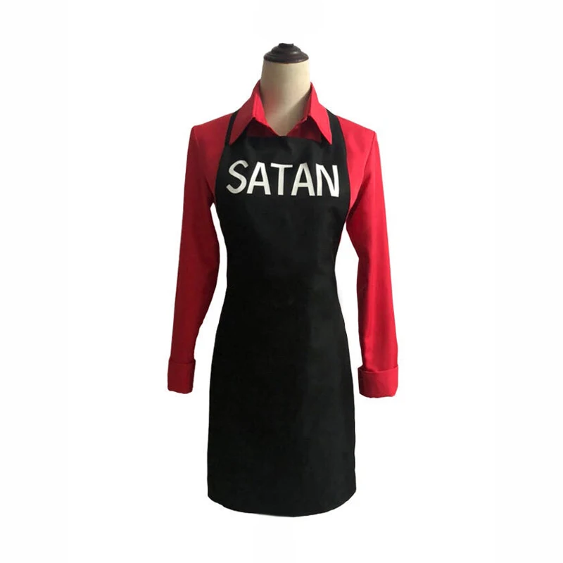 Helltaker Satan Apron shirt Cosplay Costume custom-made 11