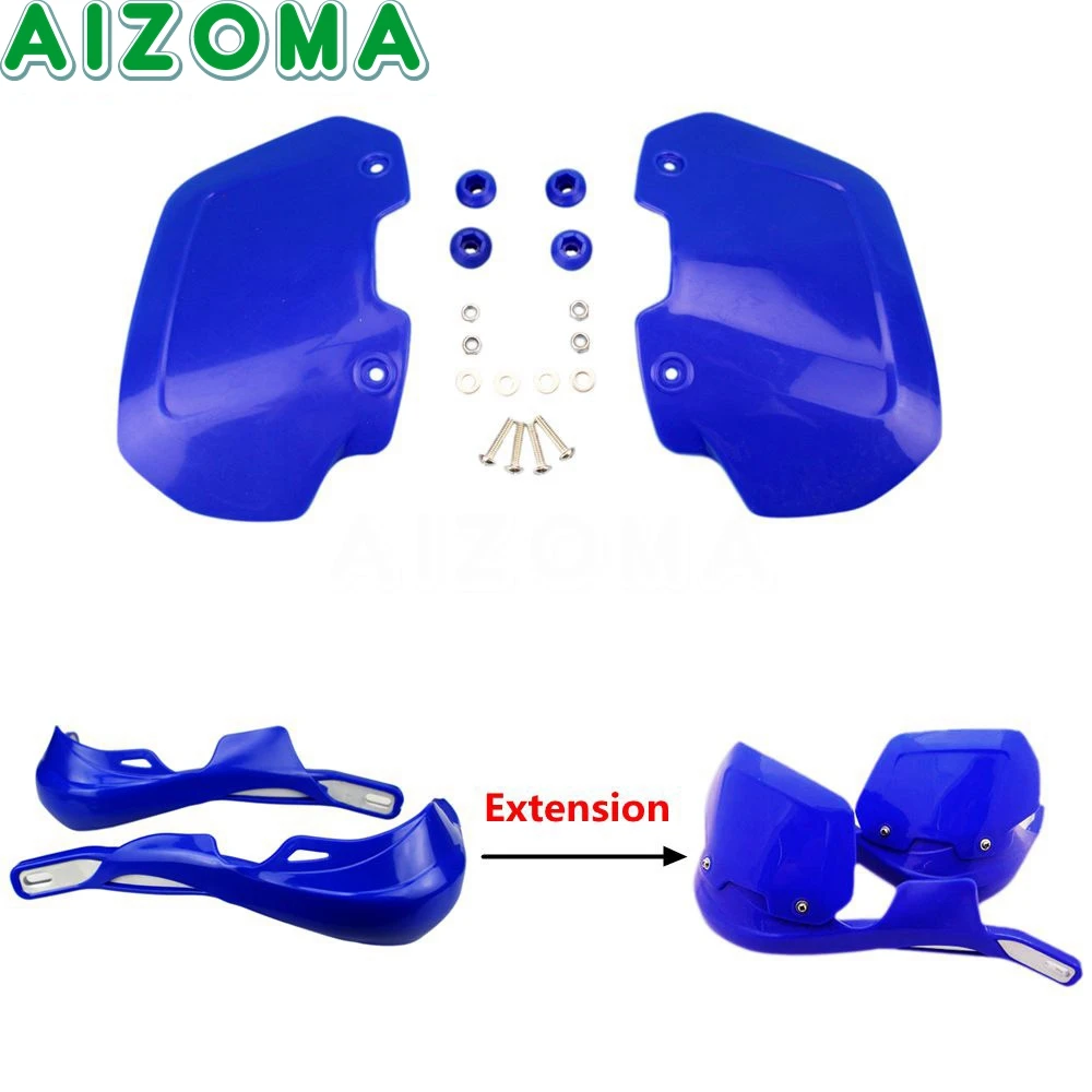 Kit de extensión de guardamanos de motocicleta, Protector de viento Universal, Protector de manos, parabrisas, cubierta de plástico de elevación, 7 colores