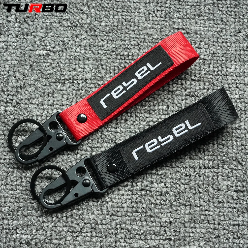 For Honda Rebel 300 Rebel 500 CMX Rebel300 Rebel500 Top Selling Motorcycle Accessorie Embroidery Keyring KeyChain