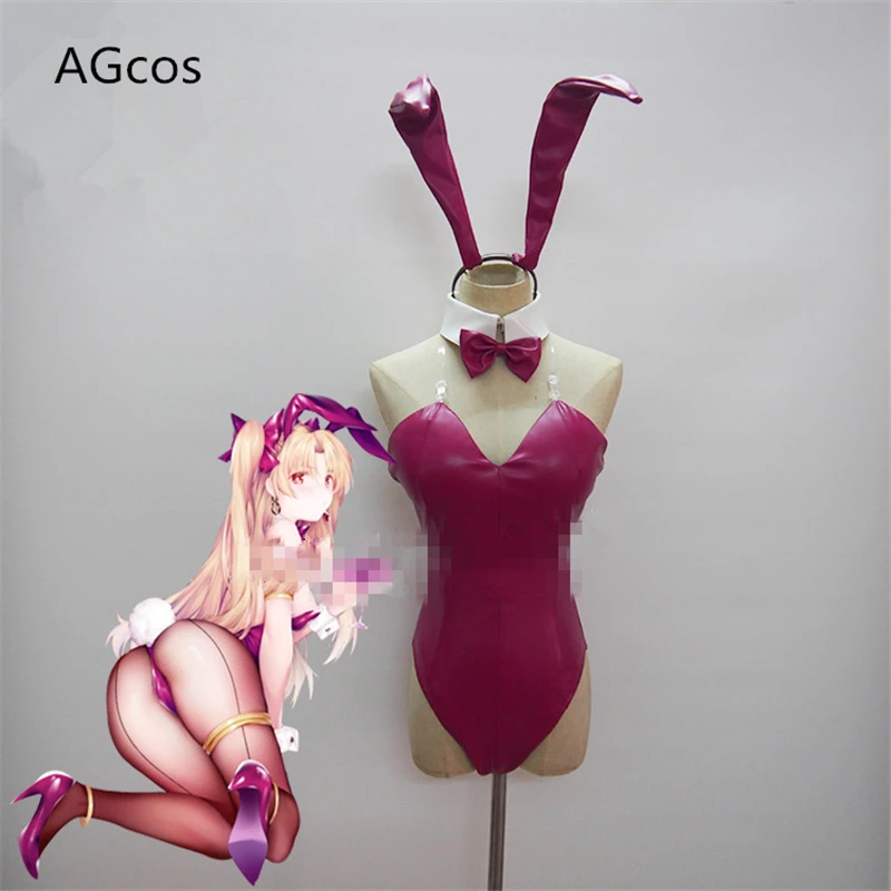 

AGCOS FATE FGO Ereshkigal Bunny Girl Cosplay Costume Woman Sexy Jumpsuits Lingeries Customsized