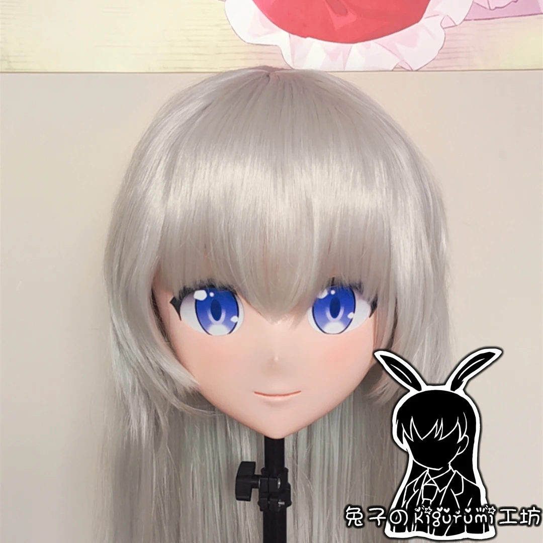 

(RB718)Customize Full Head Quality Handmade Female/Girl Resin Japanese Anime Cartoon Character Kig Cosplay Kigurumi Mask