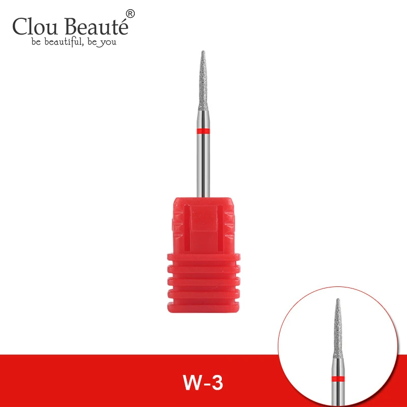 Clou Beaute เล็บ Professional เล็บเครื่องมือเจาะไฟฟ้าทำความสะอาดหนังกำพร้าโรตารี่สำหรับเล็บแปรงทำความสะอาดเล็บ