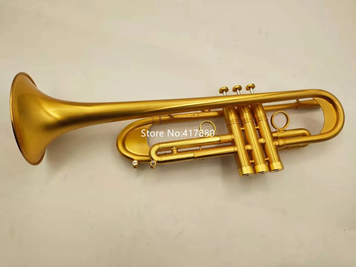 High Quality Bb Trumpet Yellow Brass Bell Professional Musical instrument With Case