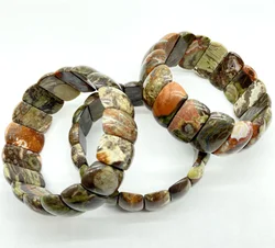 Natural Gem Stone Purple Crystal Labradorite Tiger Eye Bead Bracelet DIY Jewelry Energy Bangles Stretch Chain For Men Women