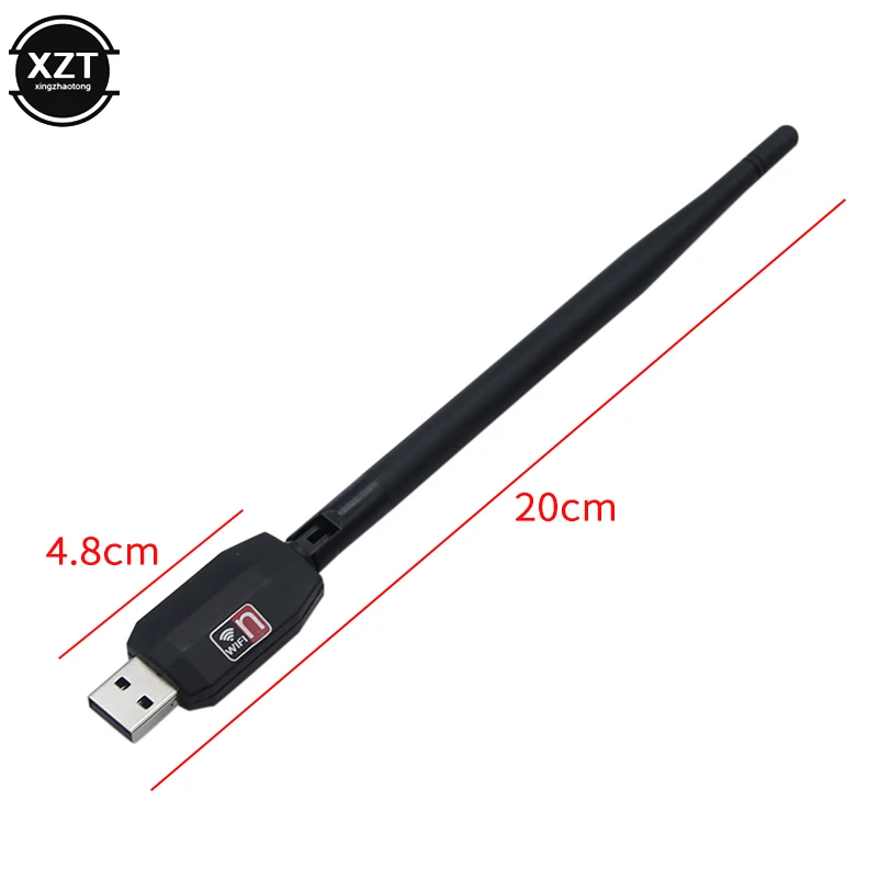 150Mbps Adaptateur Sans Fil USB WiFi MT7601 5DBI Récepteur Wi-Fi Carte Réseau Dongle 2.4G pour PC Portable