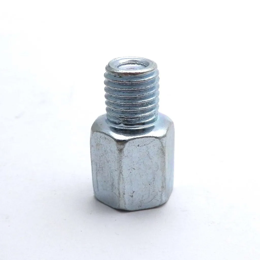 Par de adaptadores de espejo trasero para motocicleta, M10, 10MM, M8, 8MM, 6MM, en sentido antihorario, tornillo de cambio de rosca derecho e