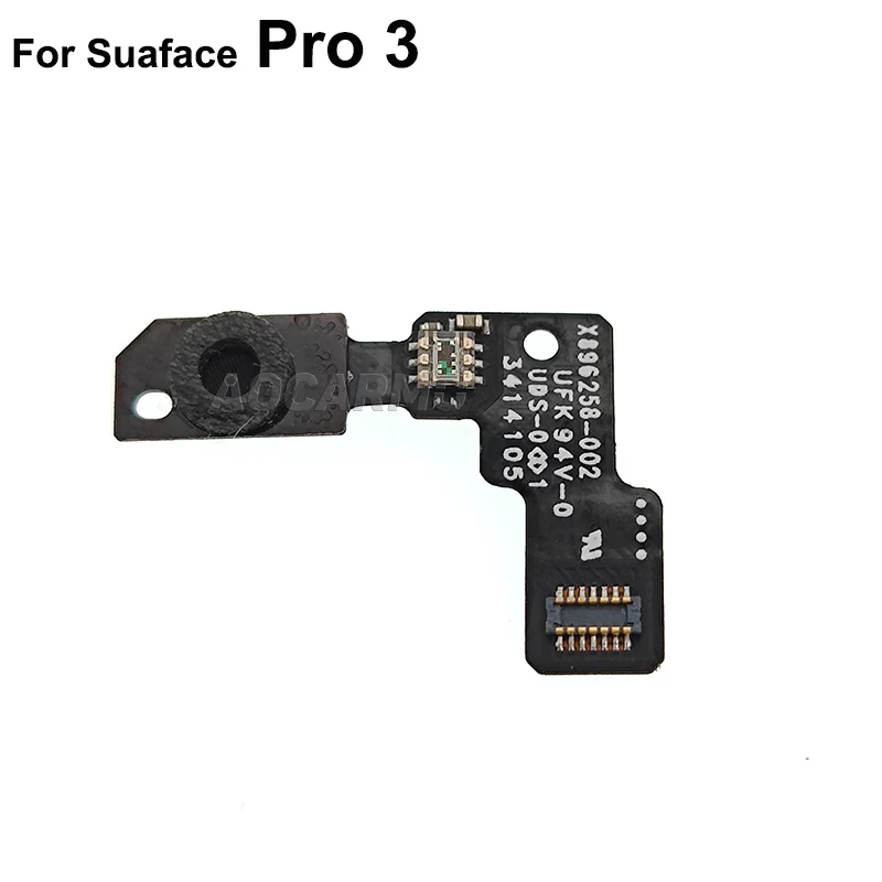 Aocarmo For Surface Pro 3 Pro3 Top Proximity Ambient Light Sensor Noise Reduction Microphone Flex Cable