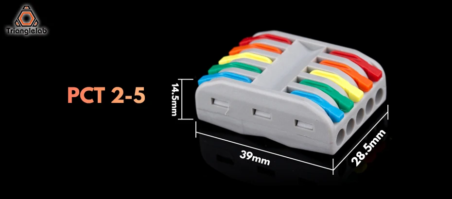 Trianglelab Mini Fast Wire Kabelverbinder Hochwertiger Kabelstecker Leitungsverbinder Heizung Thermistor MOTOR Leitungsverlängerung – Detail 6