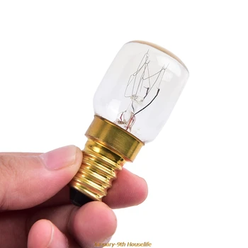 טמפרטורה גבוהה 15/25w 300 תואר Ses E14 תנור טוסטר/קיטור נורות/מכסה סיר מנורות 220v-240v