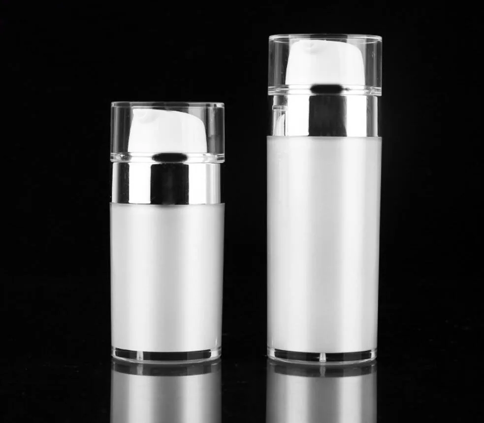 30ML acrylic silver airless bottle lotion emulsion serum liquid foundation whitening essence recovery complex  cosmetic packing