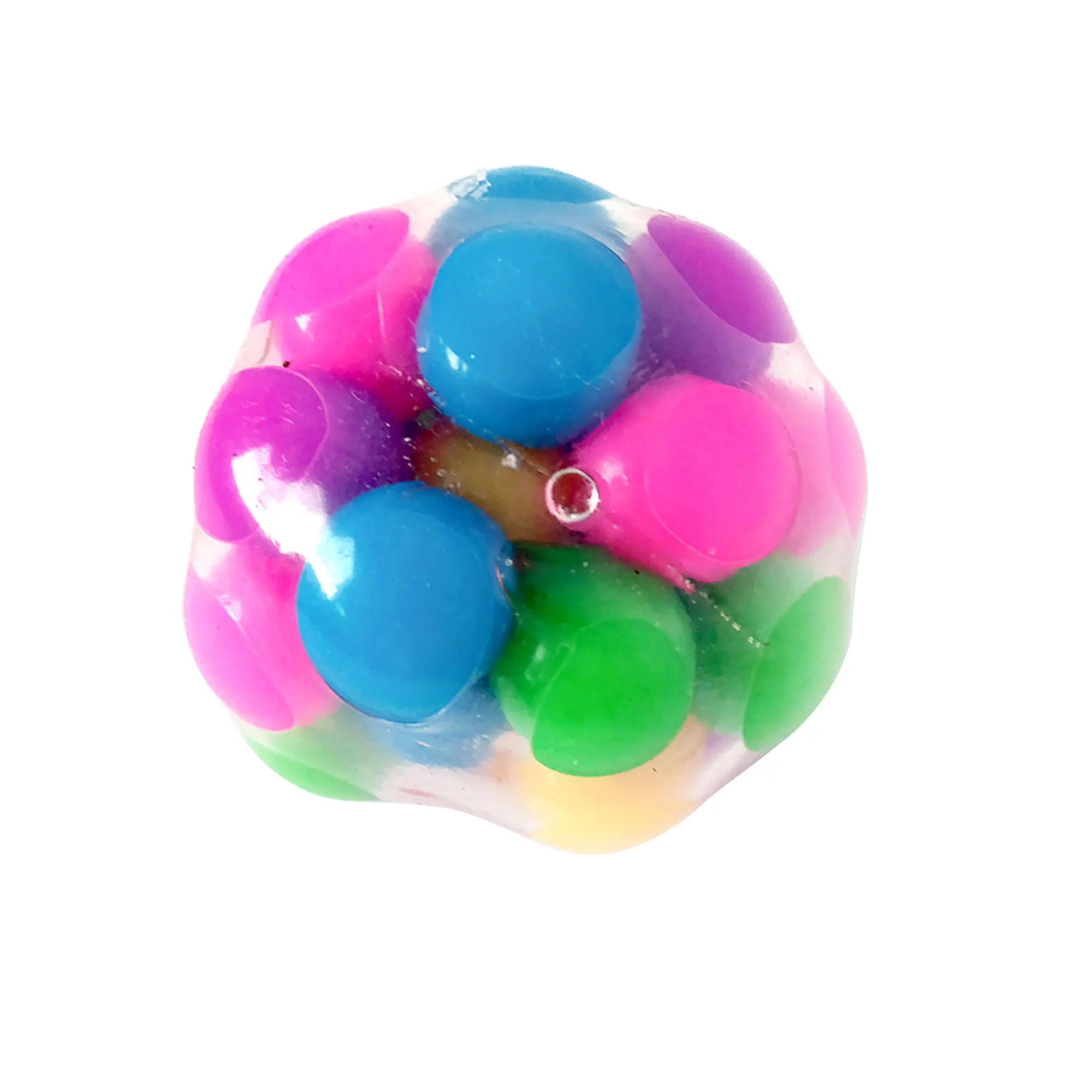 Squeeze Ball Toy Pop Fidget Toys DNA Colorful Beads Relieve Stress Hand Exercise Tool For Kids Adults Antistress Random Color