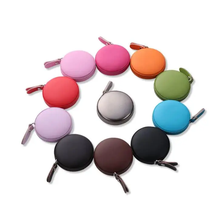 

Portable Mini Tape Measure Household Tailoring Sewing Soft Small Fashion Waist Circumference PU Leather Small Measuring Tap SN