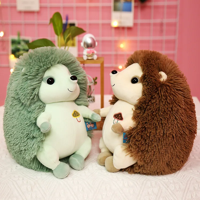 1pc 23/30/40 Lovely Hedgehog Plush Toys Cute Real Life Animal Pillow Stuffed Soft Dolls Children Room Decorative Birthday Gift