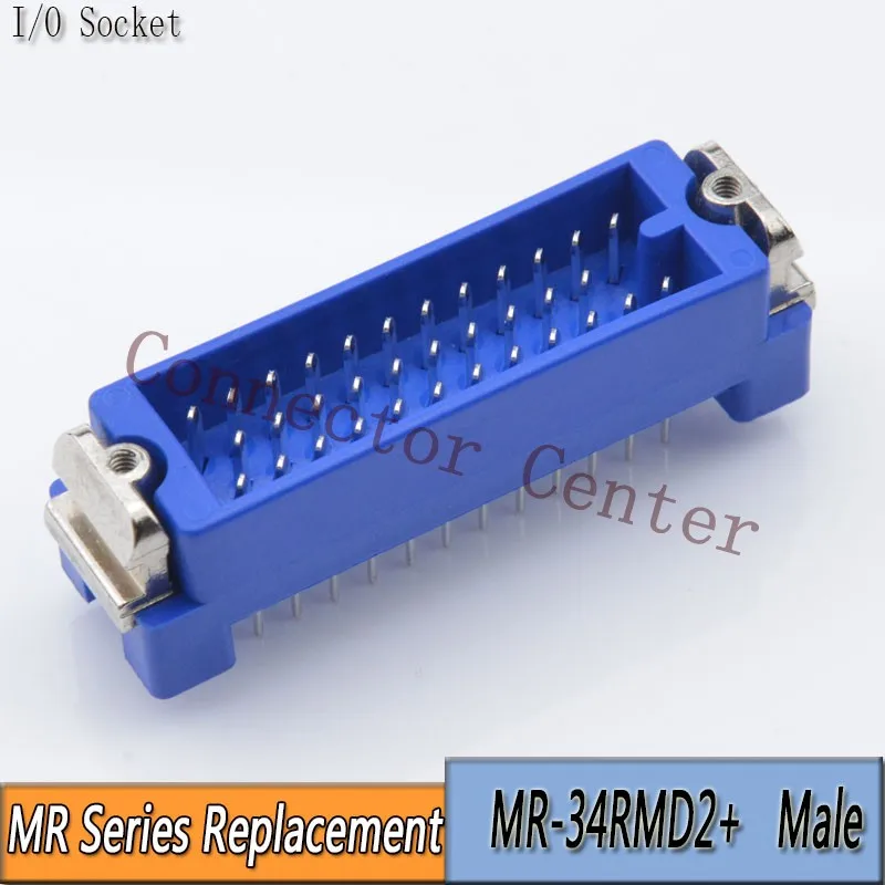 MR series of connectors 34Pin PCB male Female Compatible With MR-34RMD2 MR-34RFD2