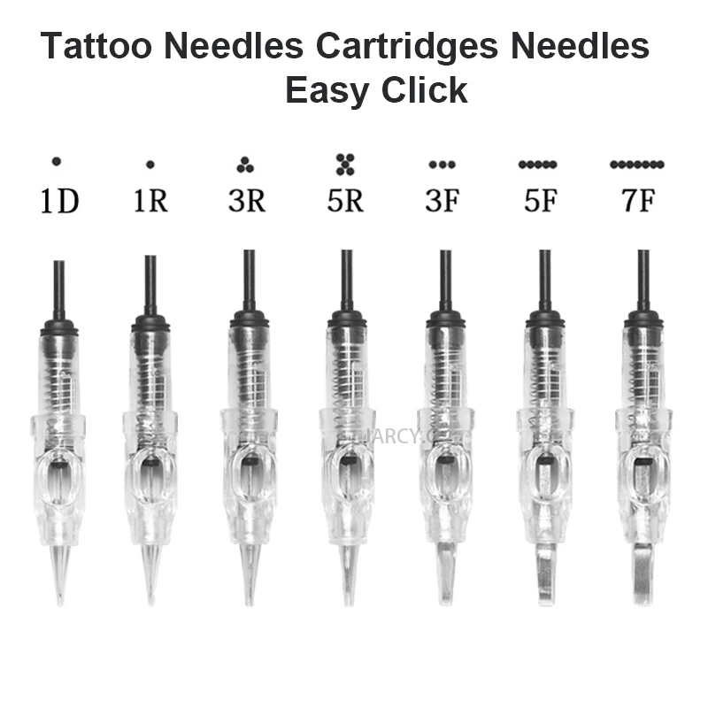 

Microblading Disposable Sterilized Tattoo Needle Permanent Makeup Cartridge Needles 1R/3R/5R/7R Agulha Easy Click Machine Needle