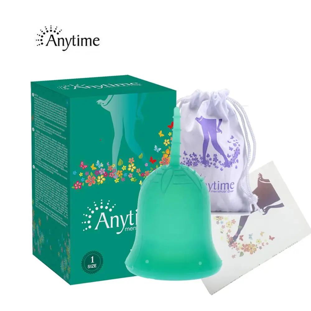 Anytime Feminine Hygiene Period Cup Menstrual Cups Wholesale Reusable Medical Grade Silicone For Women Menstrual Collector