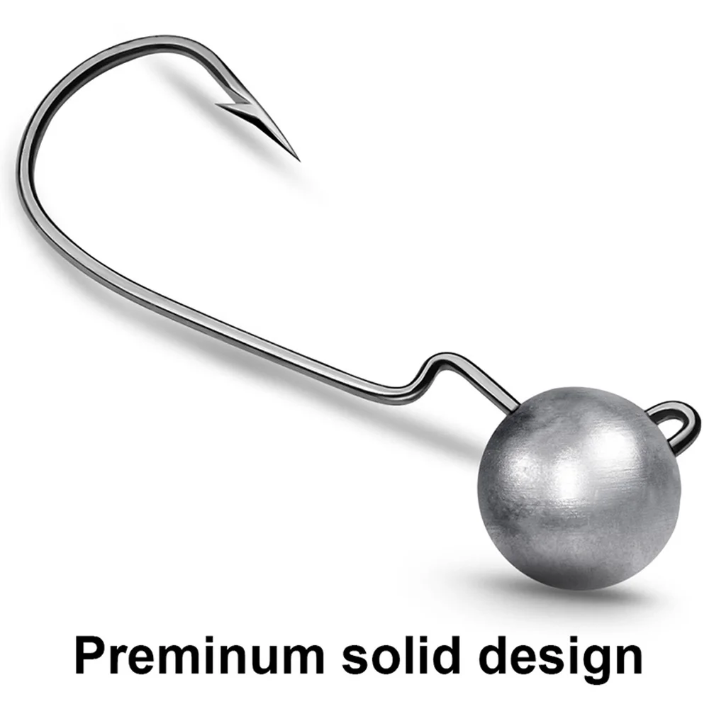 10 Stück Jigging Metallköder-Haken 3,5/5/7/10g Gewichte Breite Offset-Angelhaken Weiche Köder-Jigs mit Widerhaken für Barsch-Angeln – Detail 9