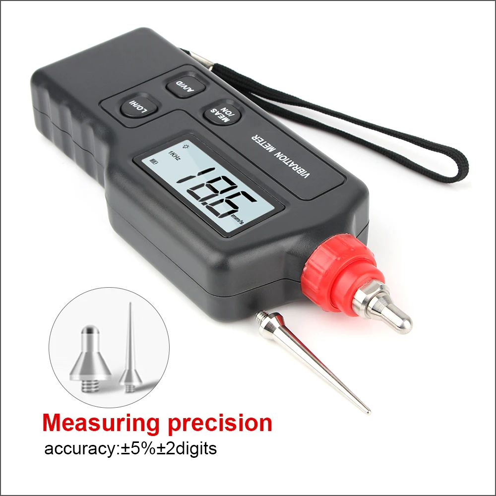DZYTEK Penganalisa Getaran Meteran Getaran Digital Vibrometer Anileador De Vibrator Genggam Sensitif Tepat