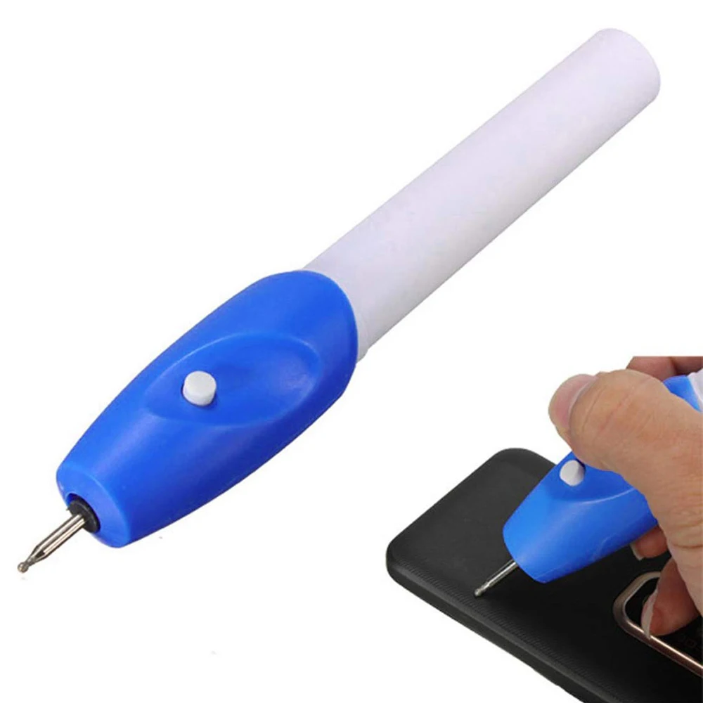 DIY Electric Mini Engraving Pen Handhold Carving Tools Machine Metal Chisel Mark Plastic Glass Wood Engraver Automatic Pen Carve