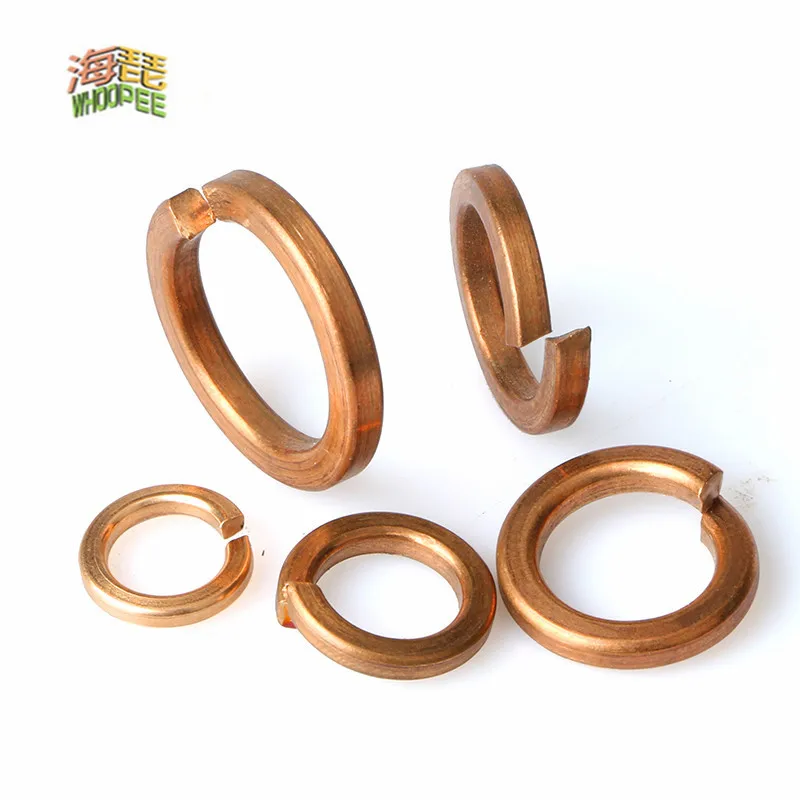 

2-30 PCS Brass Spring Lock Washer M3 M4 M5 M6 M8 M10 M12 M14 M16 M18 Copper Washer