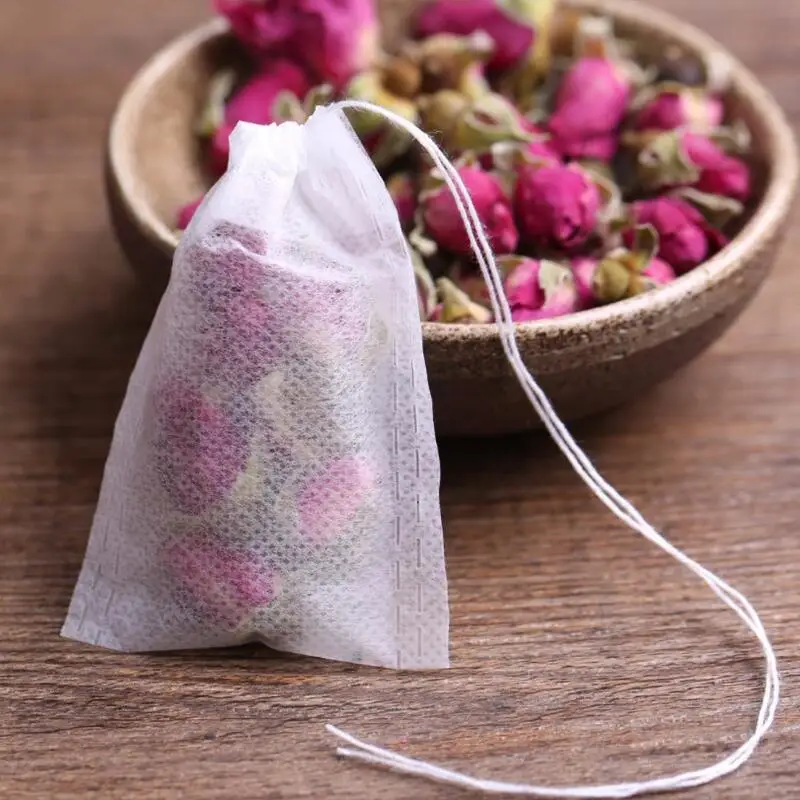 Tea bags 9 x 10 CM Empty Scented Tea Bags With String Heal Seal Filter Paper for Herb Loose Tea free shipping LX8264