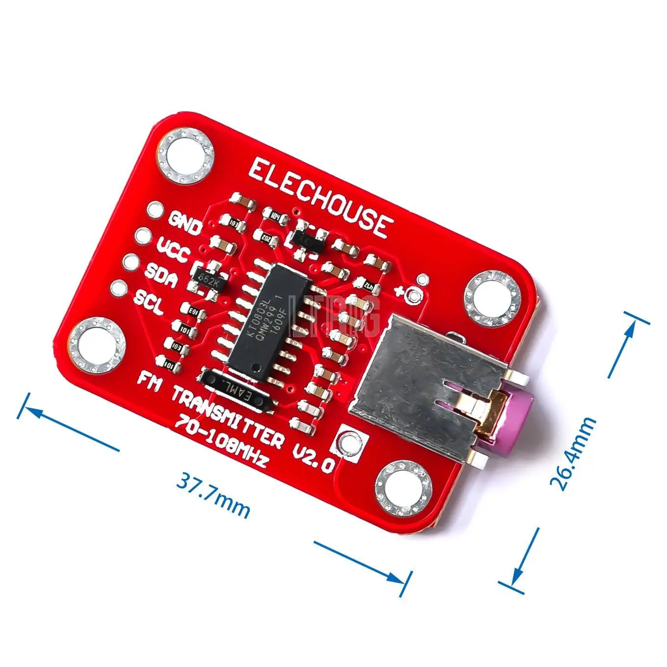 LTRIG custom 1Pcs FM Radio Transmitter Module radio station transmitter forarduino module