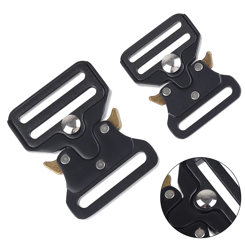 2 dimensioni fibbie per cinturini in metallo per tessitura borsa fai-da-te accessori per abbigliamento accessori fibbie per Clip 38mm/25mm