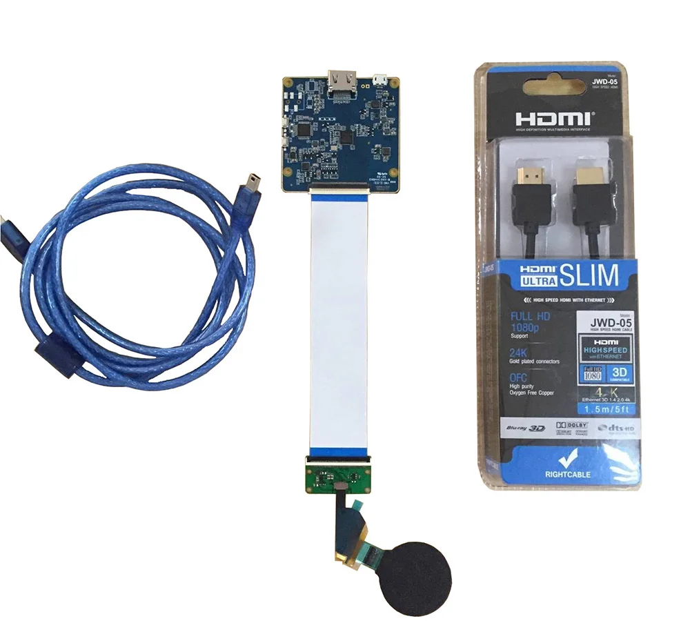 HDMI signal to MIPI signal adapter board + 1.39 inch display MIPI