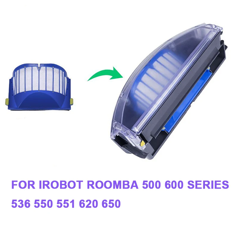 Hepa Borstelfilter Compatibel Met Irobot Roomba 500 600 Serie 536 550 551 620 650 Stofzuiger Onderdelen Accessoires