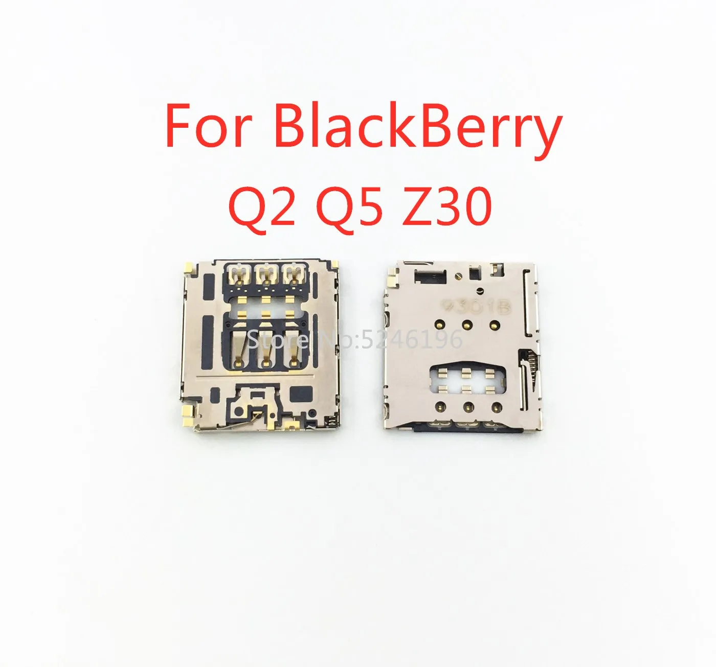2-10 Uds. Soporte para tarjeta SIM, ranura para tarjeta SIM para BlackBerry Q2, BlackBerry Q5, BlackBerry Z30, piezas de repuesto.
