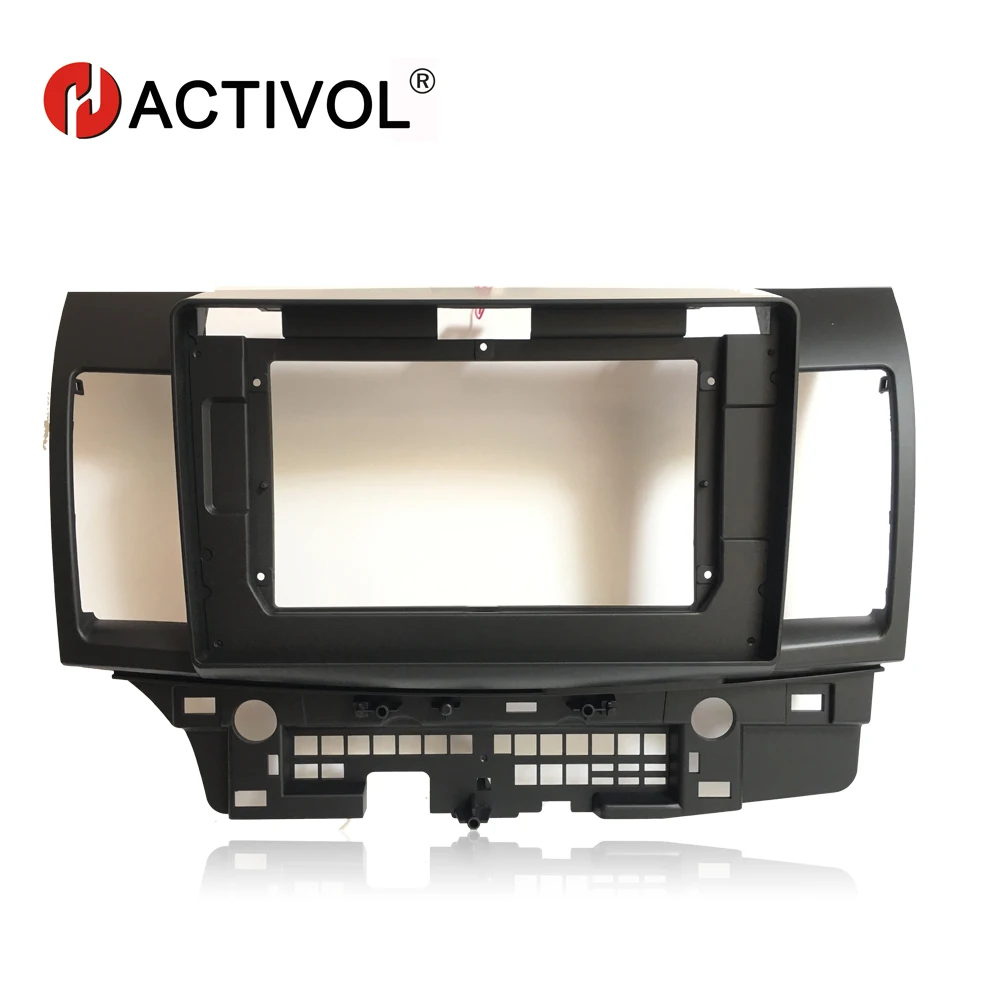 

Автомобильная магнитола HACTIVOL, 2 Din, лицевая пластина, рамка для MITSUBISHI Lancer 2010-2015, автомобильный DVD-плеер, панель, комплект крепления, автомобильные аксессуары