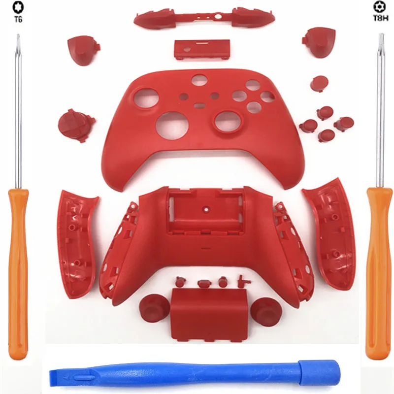 Untuk Xbox Series S & Xbox Series X Controller Set Lengkap Casing Cangkang Depan Belakang Cover Pelat dengan Tombol Gamepad Pengganti