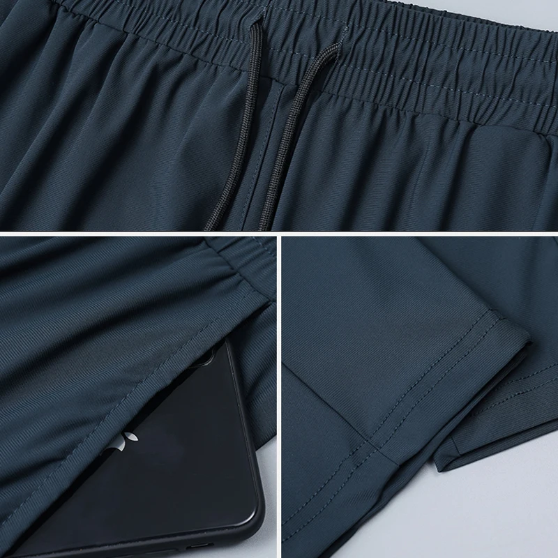 Pantaloni sportivi da corsa da uomo elastici estivi pantaloni sportivi da Jogging pantaloni Casual da allenamento all'aperto da palestra