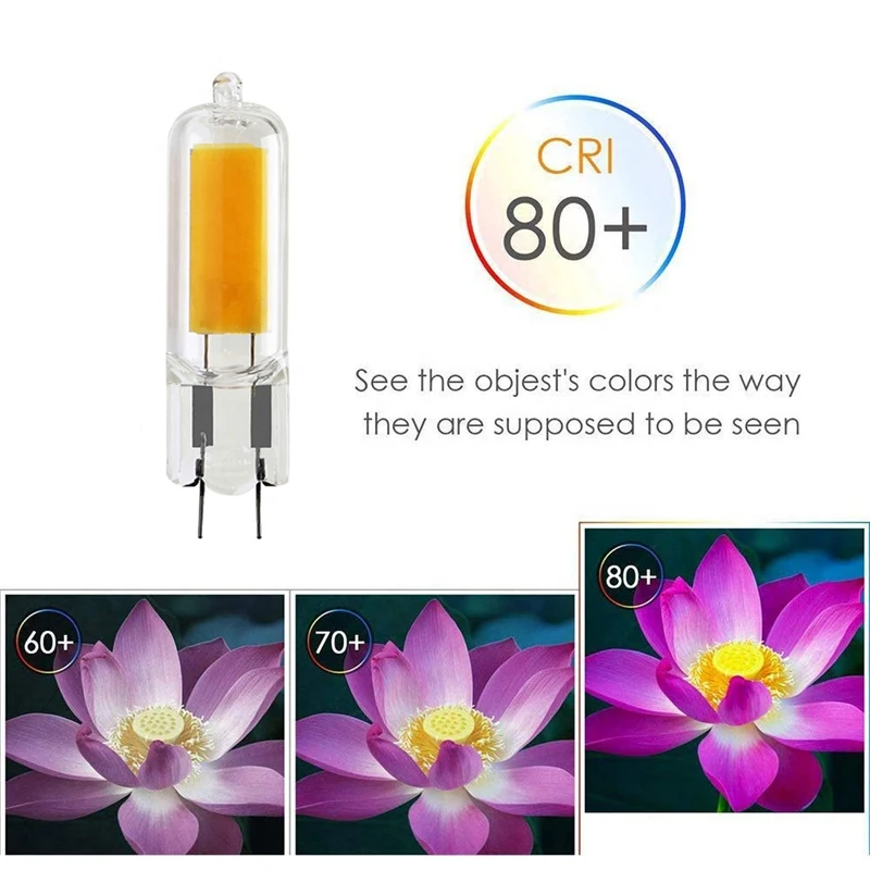 Glass LED G4 Lamp Bulb Dimmable 220V 240V LED Spotlight 6W 9W 12W COB LED Lighting Lights replace Halogen Spotlight Chandelier