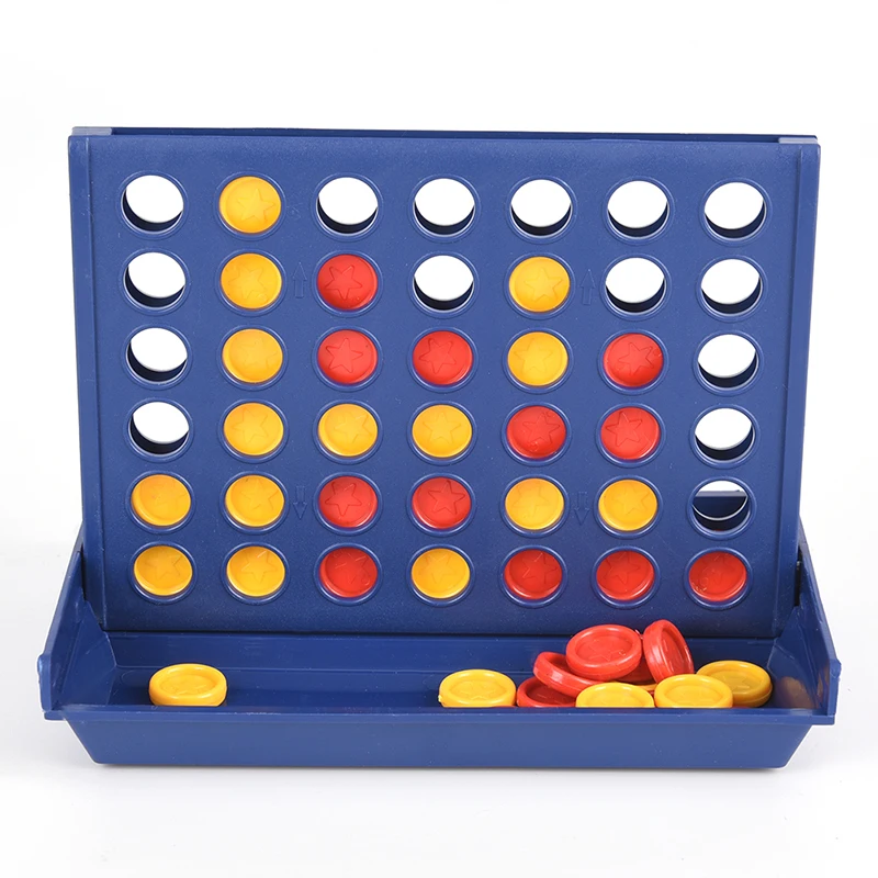 1Set Connect 4 In A Line Board Game Children's Educational Toys for Kid Sports Entertainment