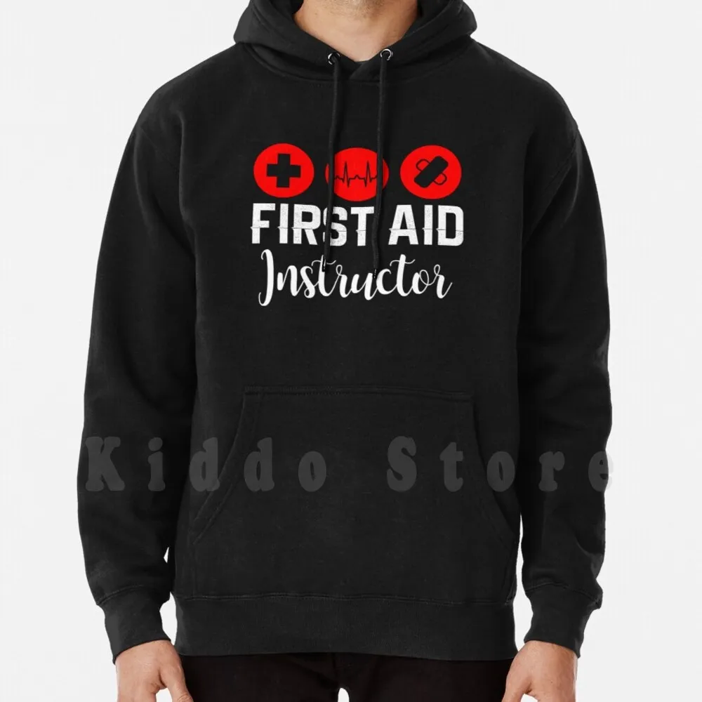 

First Aid Instructor Hoodie Long Sleeve Cpr Instructor Job Cpr Instructor First Aid Training Instructor