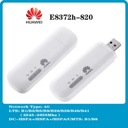 Orijinal Unlocked Huawei Huawei UFI E8372h-820 4G kablosuz mobil yönlendirici CAT4 Hotspot uygulanabilir